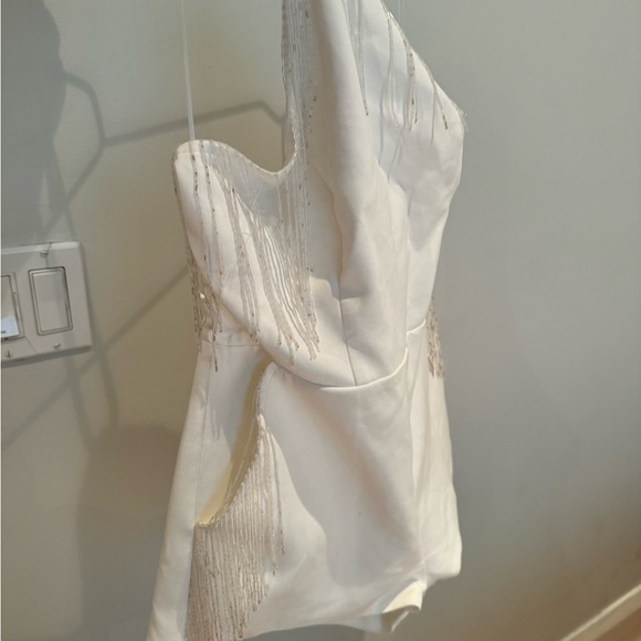 White sequin romper (NASTY GAL) - Picture 3 of 3